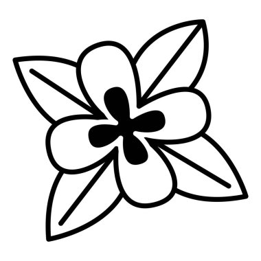 çiçek yaprakları ve beyaz arka plan yaprakları