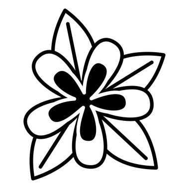 çiçek yaprakları ve beyaz arka plan yaprakları