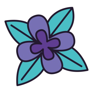 çiçek yaprakları ve beyaz arka plan yaprakları