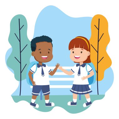 öğrenciler erkek ve kız okula geri