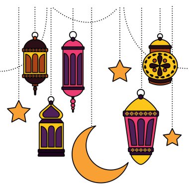 asılı fenerler dekorasyon