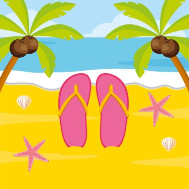 Yaz saati tatil plaj