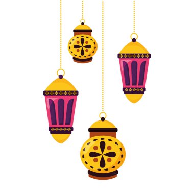 asılı fenerler dekorasyon