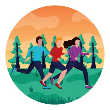 insanlar etkinlik çalıştırıyor