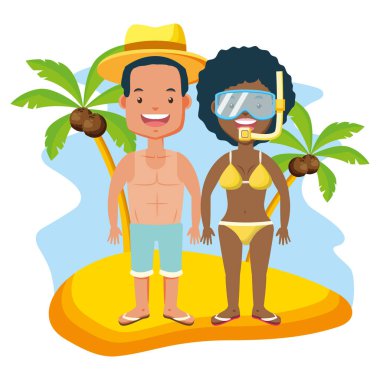 yaz zamanı insanlar