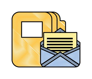 ofis klasörü dosya belgeleri posta yazışmaları