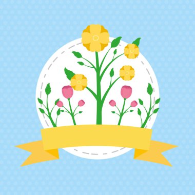 bitkiler dekorasyon düz tasarım bahçe