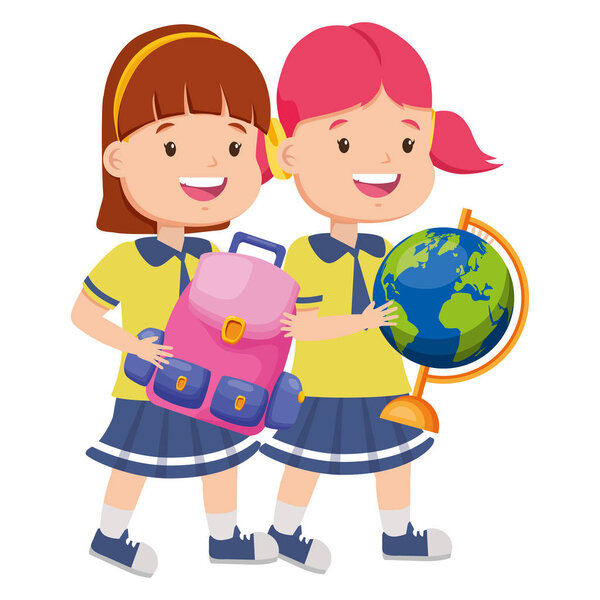 Студент возвращается в школу
