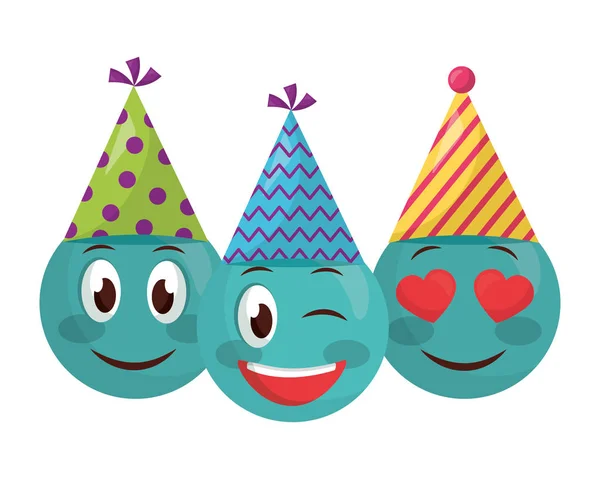 Hangulatjel születésnapi ünnepség — Stock Vector
