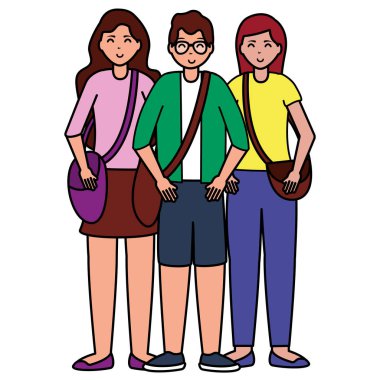 mutlu genç insanlar