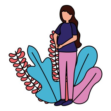 Gebelik ve hamile sahne düz