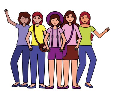 mutlu genç insanlar