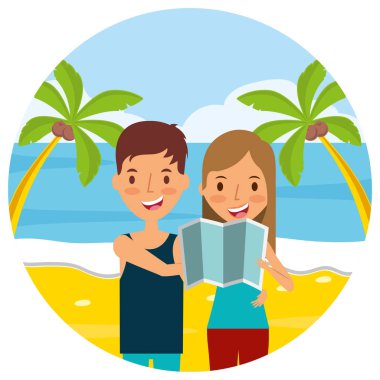 Yaz saati tatil insanlar