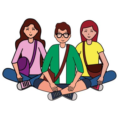 mutlu genç insanlar