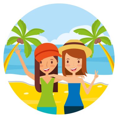Yaz saati tatil insanlar