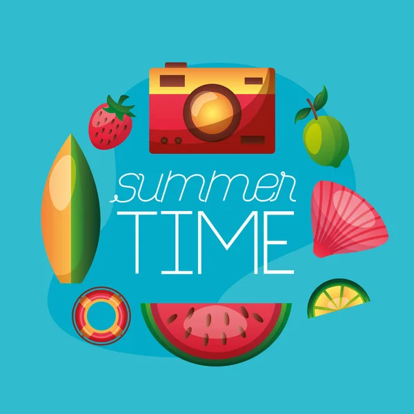 Διακοπές καλοκαίρι — Διανυσματικό Αρχείο