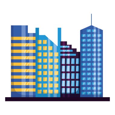 gökdelenler şehir kentsel binalar dış