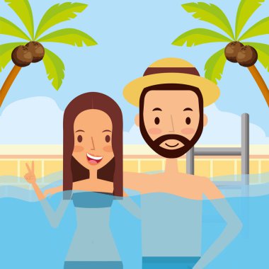 Yaz saati tatil insanlar