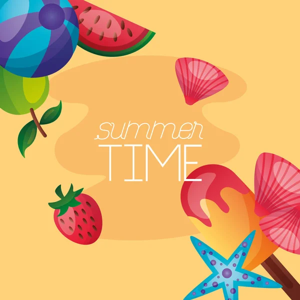 Літній час свята — стоковий вектор