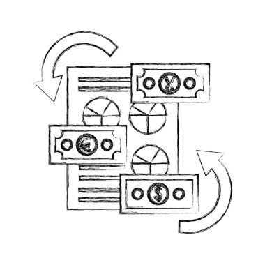 Finansal rapor belge yeni Euro döviz