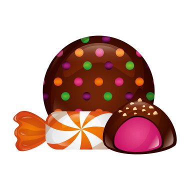 çikolata tatlı bonbon şeker ve cips dolması