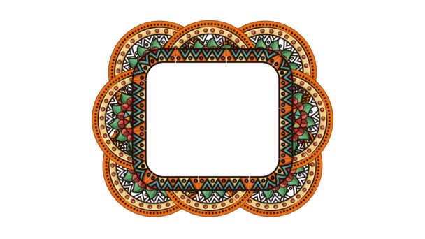 Ethnique mandala boho style, Animation vidéo — Video