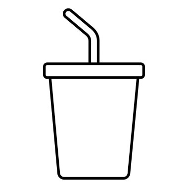 beyaz arka planda saman ile tek kullanımlık fincan soda