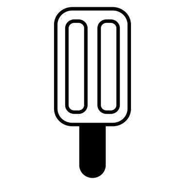 Beyaz arka planda soğuk dondurma dondurma