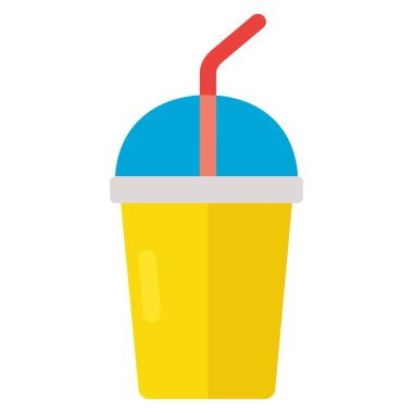 beyaz arka planda saman ile tek kullanımlık fincan soda