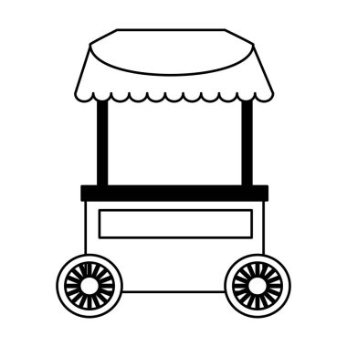 beyaz arka planda kabin gıda