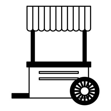 beyaz arka planda kabin gıda