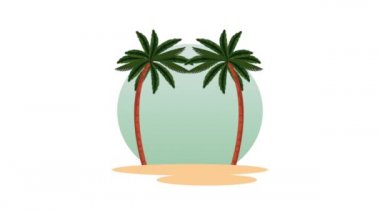 tropikal animasyon egzotik maymun