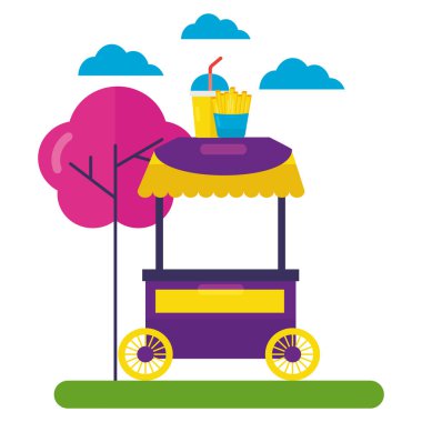 Park patates kabin sokak yemek