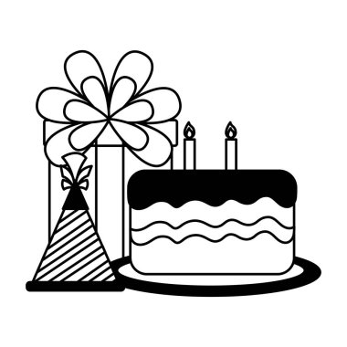 Doğum günü hediye pasta kutlama parti şapka