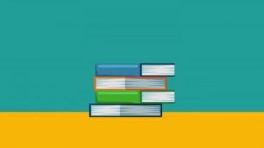 kitap ve finansal iş simgeleri hd