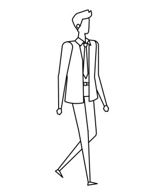 zarif genç işadamı avatar karakteri