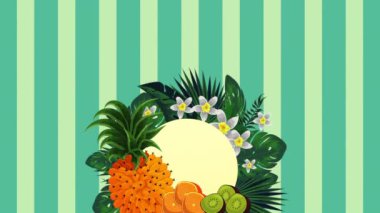 taze tropikal ve egzotik meyveler