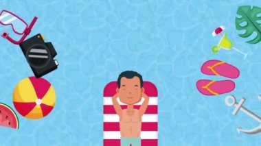 yaz zaman karakter genç adam