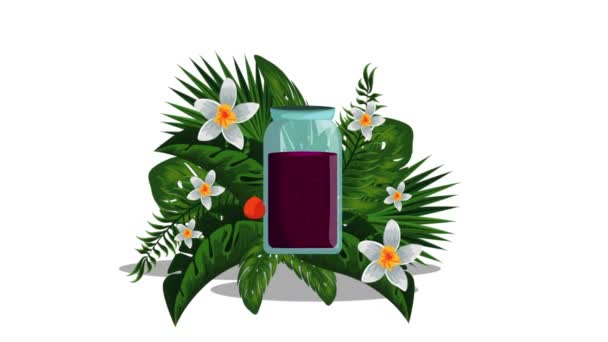 Świeże owoce tropikalne arbuz sok — Wideo stockowe