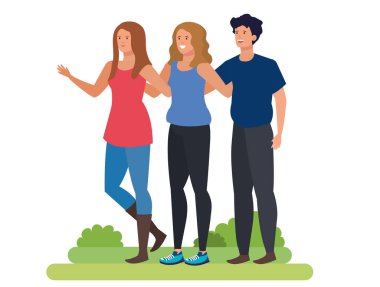 Kampta kutluyor genç arkadaşlar insanlar