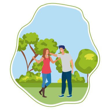 manzara genç aşıklar çift