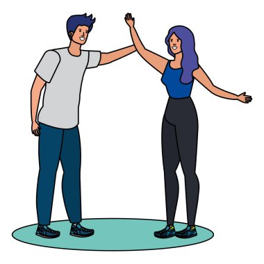 Genç aşıklar çift karakter kutluyor