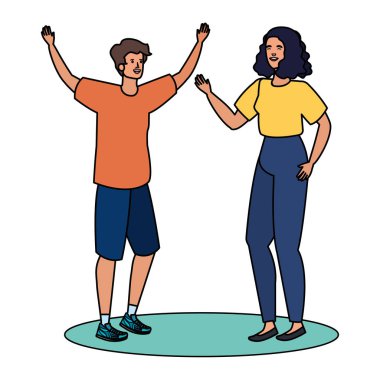 Genç aşıklar çift karakter kutluyor