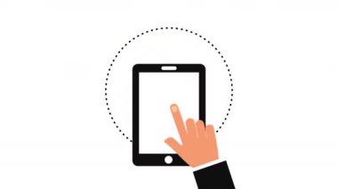 akıllı telefon animasyonu ile sağlıklı yaşam tarzı