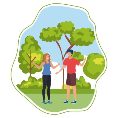 manzara genç aşıklar çift