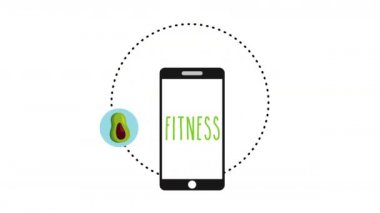 akıllı telefon animasyonu ile sağlıklı yaşam tarzı