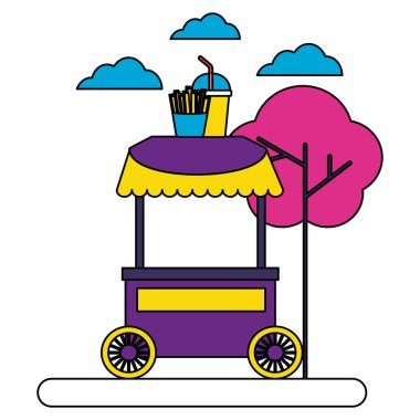 Park patates kabin sokak yemek