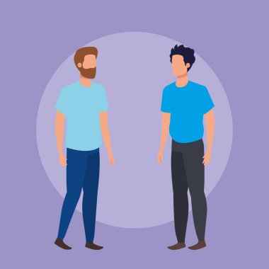 saç ve rahat giysiler ile moda erkekler