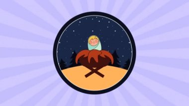 mutlu Noeller İsa bebek karakter