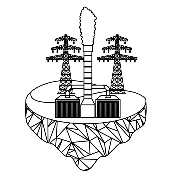 Concept écologique design plat — Image vectorielle